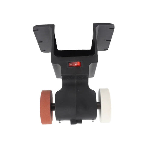Hamwesh 250W Mini Bench Grinder, Cordless Battery Powered Tool W/ Two Wheels, 7000Rpm High Speed Rotary Cutter top view.