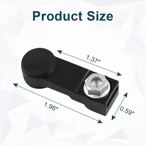 Product dimensions of Automatic Transmission Shift Cable Connector Base Bolt On Adapter Replacement 09G321397A for VW Audi models