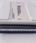 Front view of Eight Channel USB Data Acquisition Module With Two Channel Analog Outputs, Twelve Digital I O And 32 Bit Counter.