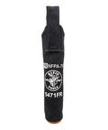 Flame-Resistant Electrode Bag With Hard Leather Bottom And Belt Loop, Heavy-Duty No 4 Canvas, NFPA 701 Compliant, front view