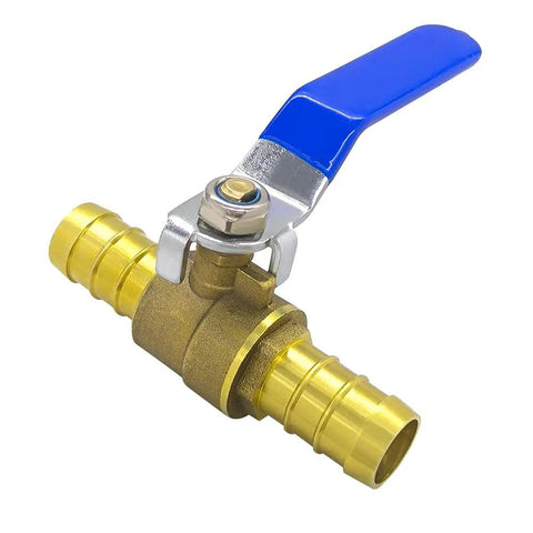 4 Pack Three Quarters Inch Pex Ball Valve Full Port Shut Off Valve Brass Water Valve With Pex Barb Fittings For Cold And Hot Water Lead Free Easy Install DIY Friendly