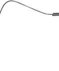 Universal Fit Control Cables With One Inch Chrome Knob Six Foot Length Built To Last For Home Workshop Industrial And Commercial Use Twist To Lock Or Push Pull Styles coiled wire detail