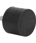 4Pcs Vibration Rubber Bobbin Mount Isolator Set For Automobiles Machinery Fitness Equipment And Generators VE40x30 M8x23 Shock Absorber Vibration Dampers To Beat Rattle And Noise And Keep Equipment Running Smooth, black rubber bobbin mount with threaded M8 end