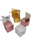 60 Pack Folding Gift Boxes Set For Cosmetics Candles Candy Wedding And Party Gift Packaging Thick Cardboard Flat Foldable Space Saving