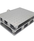 Slick 2 Axis Moving Table With Rock Solid Portable Cabinet Case For Laser Engraving And Welding Rigs Smooth XY Motion Platform Compact 300 By 220 Millimeter close-up of silver precision workbench.
