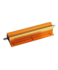 Heavy Duty 30 Watt Power Resistor Rx24 Series Yellow Aluminum Shell Current Limiting Pre Charge Load 150 Ohm straight lead design