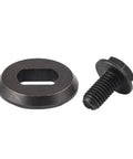 Blade Washer And 14534400 Screw Replacement Set For DCS578 Circular Saw Metal Flange Nut With Fastener Kit, black metal, close-up view