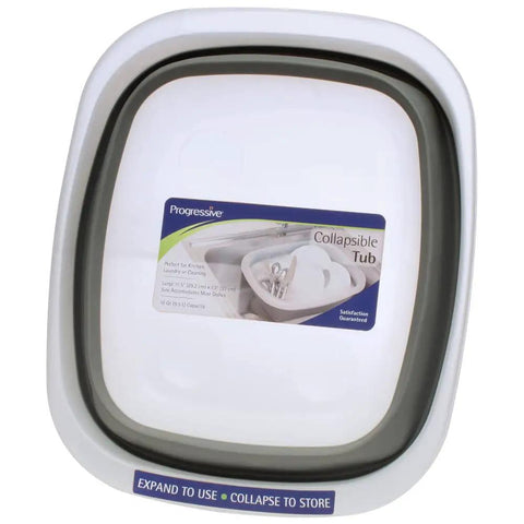 Image of a Collapsible Tub For Washing And Soaking, A Space Saving Foldable Utility Basin With Raised Feet For Quick Draining.