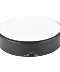 Smooth Electric Rotating Display Turntable For Jewelry Cake And Watches Super Stable Motorized Spinning Stand with control panel.