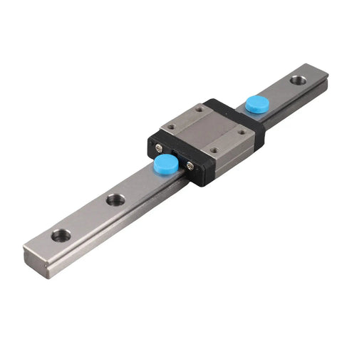 LML12B 12 Mm Linear Guide Rail And Slide Block Set With 150 Mm Rail Bearing Steel Four-Point Contact And Side Lubrication Inlet For Rock-Solid, Smooth DIY CNC Motion And Precise Linear Travel.