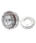 Precision Strain Wave Gear Harmonic Reducer With Knockout 30 To 1 Ratio For Slick Cnc Rotary Tables and Robot Joints, showcasing compact design.