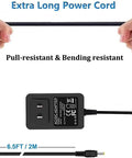 9V Power Supply For Korg Volca Series Plug And Play And Wide Range Of Synths Replacement Cord showing pull-resistant features.