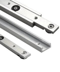 2 Piece T Track And Miter Track Jig Kit For Woodworking Table Saw Aluminum Alloy T Bar T Slider Set With 500mm Track And 450mm Bar