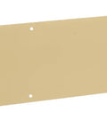 6x34 Kick Plate in Bright Brass for Exterior or Interior Doors, Heavy Duty Steel Surface, Classic Brass Finish, Door Protection