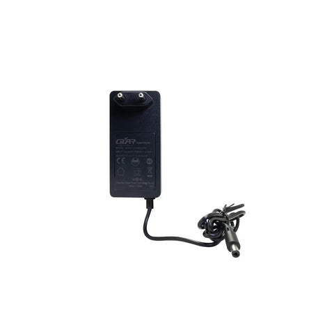 Next Level MediaTek Filogic 880 Tri Band WiFi 7 Router power adapter with cord and plug for device connectivity.