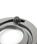 Close-up of Heavy Duty Hydraulic Jaw Boring Ring Adjustable Three Jaw Chuck For Cnc Lathe Soft Top Jaws Bore Repair Claw Device.