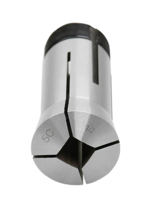 Six Piece Square Collets Set For Milling And CNC Lathe Machining Sizes 0.25 in, 0.3125 in, 0.375 in, 0.5 in, 0.625 in, 0.75 in Hardened Spring Steel Precision Ground 0.0005 in TIR 1/2 square collet