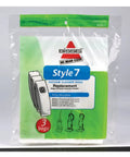 Genuine Style 7 Vacuum Cleaner Bags 3 Pack Replacement For Model 32120 in sealed packaging front view