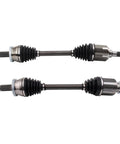 Front CV Axle Shaft Assembly Set For Driver And Passenger Sides Drop In Replacement With OEM Grade Build And Neoprene Boots For 2016 2018 Hyundai Tucson, two axles shown