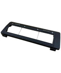 Universal Vacuum Accessory Mounting Bracket Kit For Robotic And Upright Vacuums, black plastic snap-lock mount