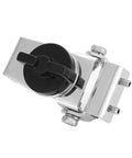 Adjustable Car Antenna Mount Clip Holder For Ham Radio Antenna Transceiver With Rotatable Axle And Stainless Steel Build close-up view