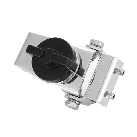 Adjustable Car Antenna Mount Clip Holder For Ham Radio Antenna Transceiver With Rotatable Axle And Stainless Steel Build close-up view