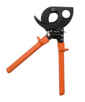 Heavy Duty Ratcheting Cable Cutter Tough As Nails Spring Steel Blades With Killer Grip Handles Quick Release Lever for cutting cables.