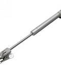 Heavy Duty Steel Hydraulic Gas Lift Struts With Smooth Telescopic Linear Actuators For Car Trunk Doors And Cabinetry No Sweat Setup And Quiet Glide Support Rods 40N shown from the side.