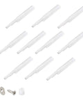 Smooth As Butter Magnetic Touch Catch Latch With Built In Damper Buffer For Cabinet Doors And Cupboards White Hardware 10 pack