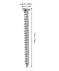 Single round head M2 self-tapping screw from 800 Piece Self Tapping Wood Screws Kit Round Head M2 Carbon Steel Fasteners Set With Organized Storage