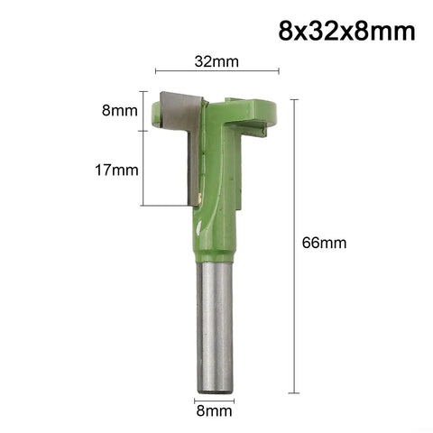 Heavy Duty Hard Alloy T Slot Cutters 8mm Shank For Woodworking: Precision router bit 8x32x8mm for clean grooves in timber.