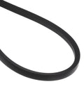 Close-up of 3-Pack A19 Wrapped Rubber Belt A Section V Belt 20.9 Inch Outside Circumference for shafts, showing width and texture