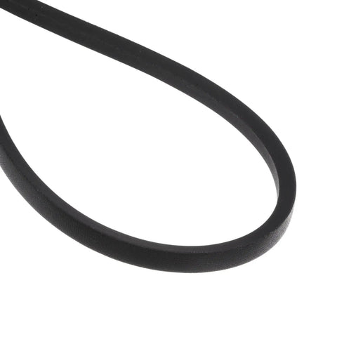 Close-up of 3-Pack A19 Wrapped Rubber Belt A Section V Belt 20.9 Inch Outside Circumference for shafts, showing width and texture
