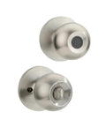 Ditch The Old School Keys With This Ultra Smooth One Touch Fingerprint Smart Lock Keyless Entry Door Deadbolt Fo Shur close-up stainless steel lock with biometric sensor