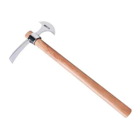 Sturdy Double Headed Garden Pick Axe With Stainless Steel Blades And Wood Handle For A Comfortable Grip Beefy Heavy Duty Mattock