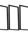 Built Different Heavy Duty Metal Shelf Brackets Ceiling Mount Hanging Shelf Supports With Screw Kit 3 Pack black steel brackets