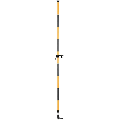 Interior Laser Pole For Precise Leveling And Quick Height Adjustability Extends From Two Feet Four Inches To Eleven Feet Orange
