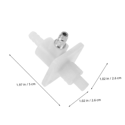 Pro Grade Hydrogen Oxygen Machine Inhalation Valve Replacement Part with Leakproof Seal and Easy Install Plastic 5.00 by 2.60 by 2.60 cm
