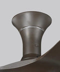 Modern 54 Inch Ceiling Fan With Light Super Silent Wireless Remote showing sleek design and copper core detail for living areas.