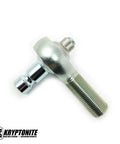 Heavy Duty Heim Or Uniball Ball Joint Stud Pin With Three Quarter Inch Bore Drop Dead Tough Replacement For Polaris RZR Xp 1000 Turbo And Four S Quick Swap Parts Built To Handle Gnarly Trails And Mud Soaked Ditches Daily in silver chromoly steel.