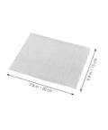 Stainless Steel Bumper Repair Mesh Kit 16 Pcs for Automotive Restoration, DIY friendly sheet size 7.8x5.9 inches.