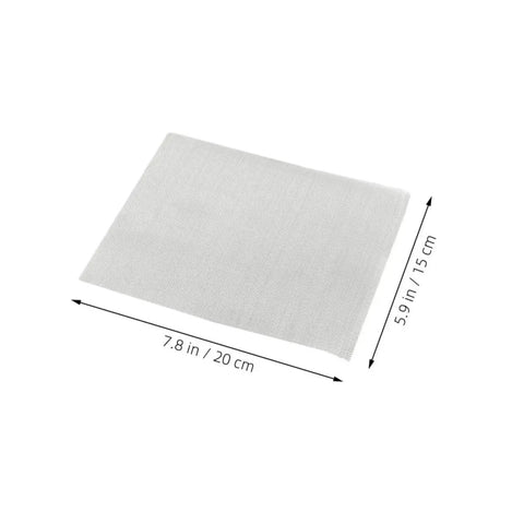 Stainless Steel Bumper Repair Mesh Kit 16 Pcs for Automotive Restoration, DIY friendly sheet size 7.8x5.9 inches.