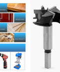 Upgraded 40 MM Three Cutter Forstner Drill Bits Pro Grade High Hardness Cemented Carbide Tips for clean wood drilling