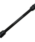 Heavy Duty 175mm Three Eighths Inch Bike Axle For Rear Hub Replacement 26 TPI Conical Lock Nut Washer Kit Black Steel Shaft