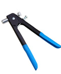 Get Your Project Done Fast With This Epic 86Pcs Heavy Duty Rivet Nut Tool Kit Featuring Versatile Rivnuts For Electrical Assembly And Duct Laying So You Can Bolt Steel Metal Like A Pro Today. black and blue rivet nut tool with adjustable head for metal assembly
