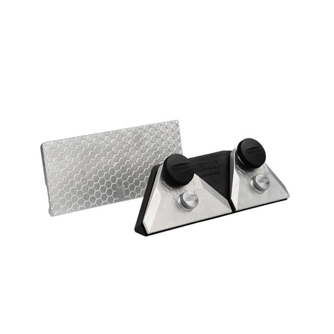 Pro-Grade Scissors Sharpening Jig With 60 Degree Angle for fast, precise sharpening system, built-in auto compensation, low friction