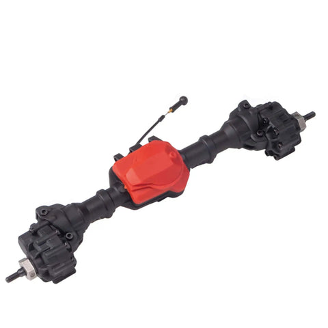 Front and Rear Nylon Portal Axle Kit with Differential Lock for 1 to 10 RC Crawlers Fits TRX-4 Defender Bronco TRX4 Chassis