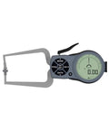 Knockout Precision Digital Inside Outside Caliper Gauge With Slick Jaws for accurate foam and metal thickness measurements.