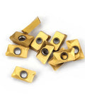 Carbide Inserts APKT11T308 For Face Milling And End Milling APKT Style Inserts Workhorse With 0.256 Inch Width 0.142 Inch Thickness