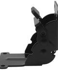 Built Tough 15 Pack Folding Hinges Self Locking Brackets With All Screws Quick Zero To Ninety To One Eighty Setup Cold Rolled Steel side profile.